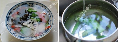 鲍鱼汁煮蔬菜汤的做法的做法步骤4