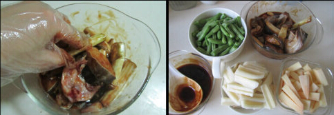 莲藕焖鮰鱼的做法的做法步骤2