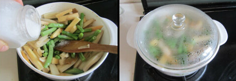 莲藕焖鮰鱼的做法的做法步骤4