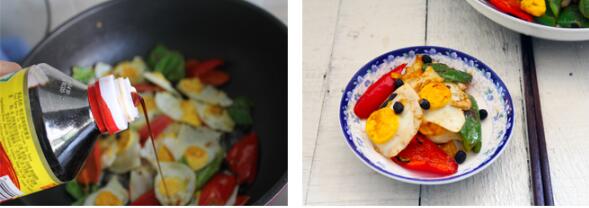 营养美味又养眼的——豆豉辣椒炒鸡蛋的做法的做法步骤4