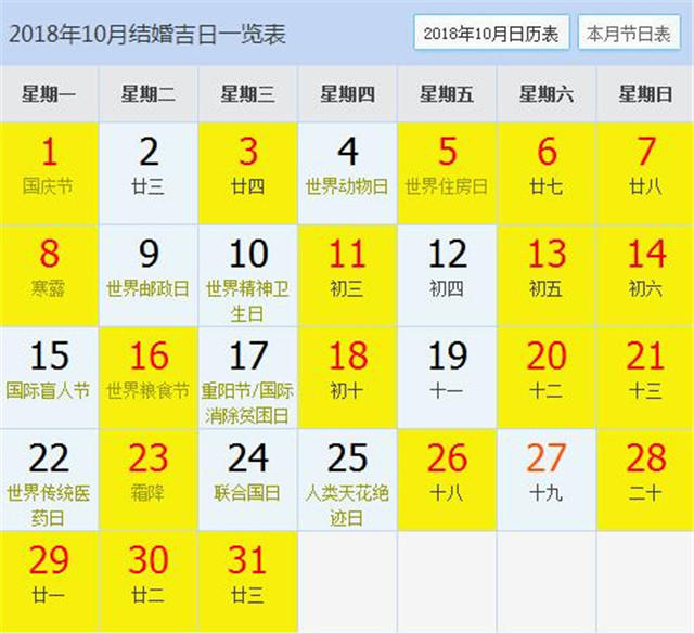 黄道吉日2021年4月份黄道吉日查询